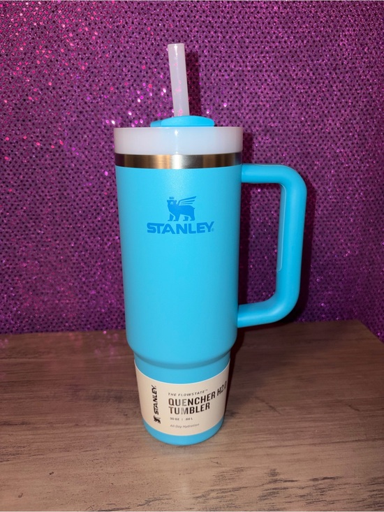 Stanley Other - Stanley Quencher 30oz Tumbler Bright Turquoise Handle Straw Insulated Cup
